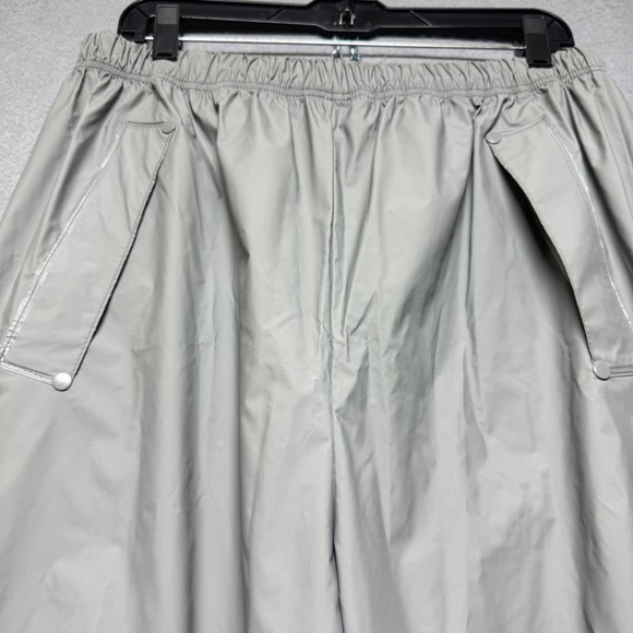 Mens‎ Grey Waterproof Golf Hunting Hiking Large Elastic Waist Zipper Cuffs - Picture 4 of 10